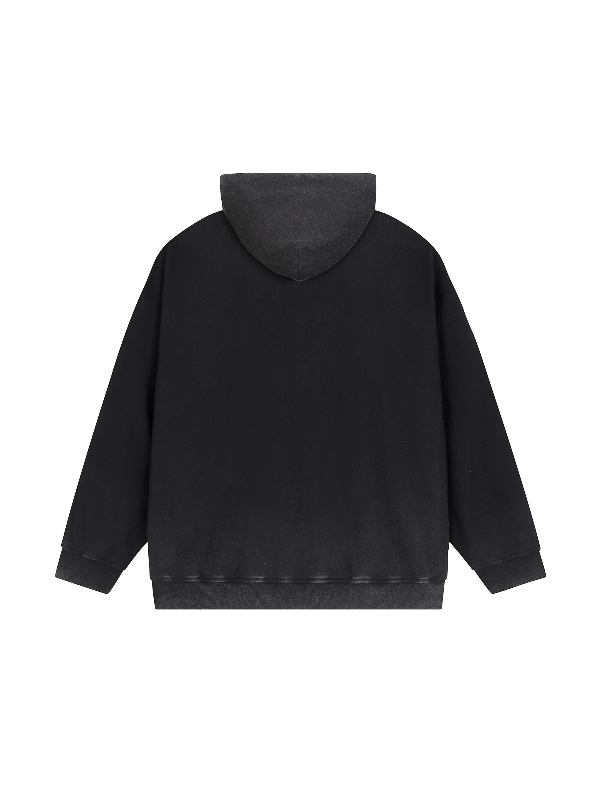 Vintage Washed Gradient Fleece Hoodie