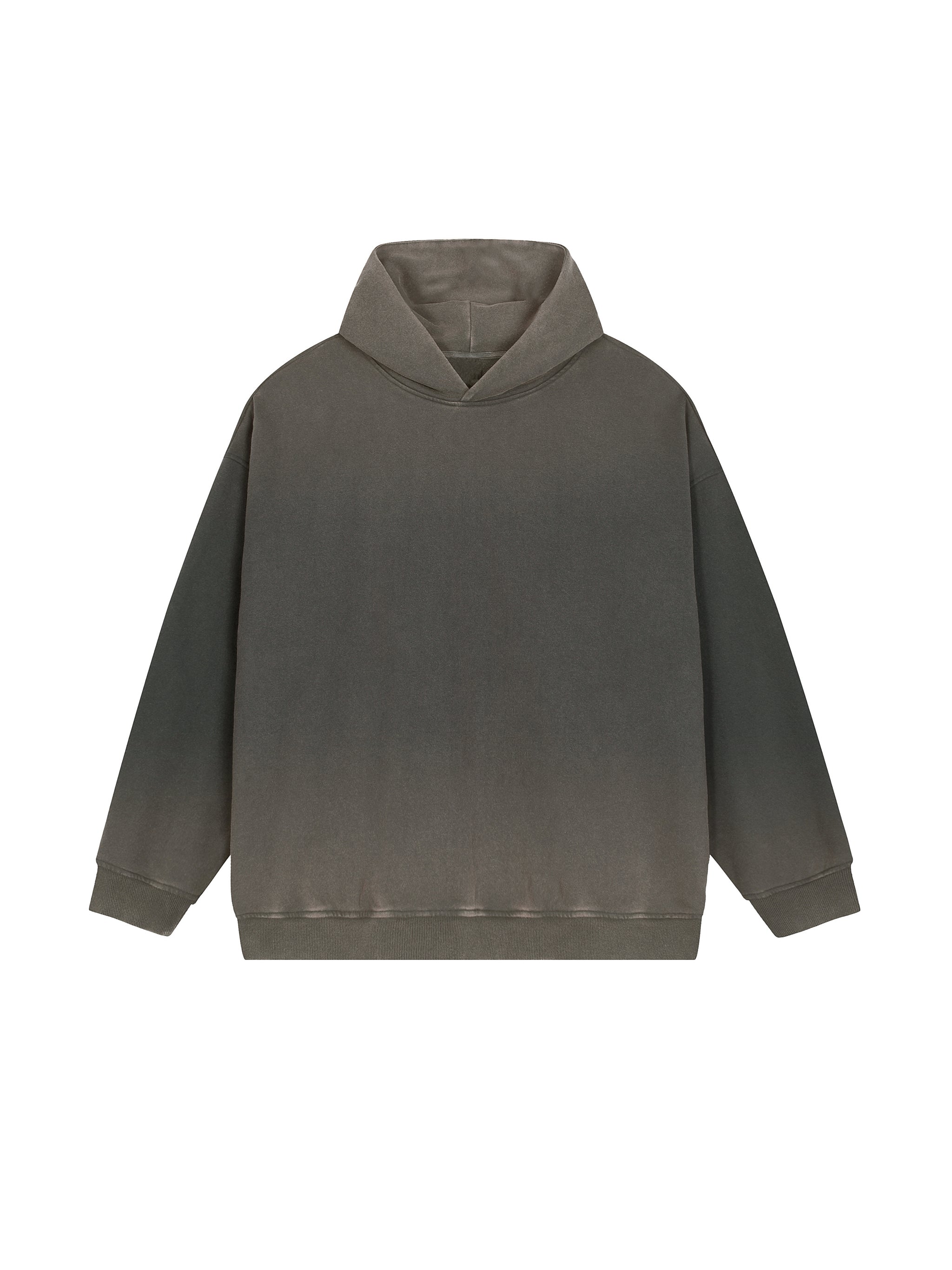 Vintage Washed Gradient Fleece Hoodie