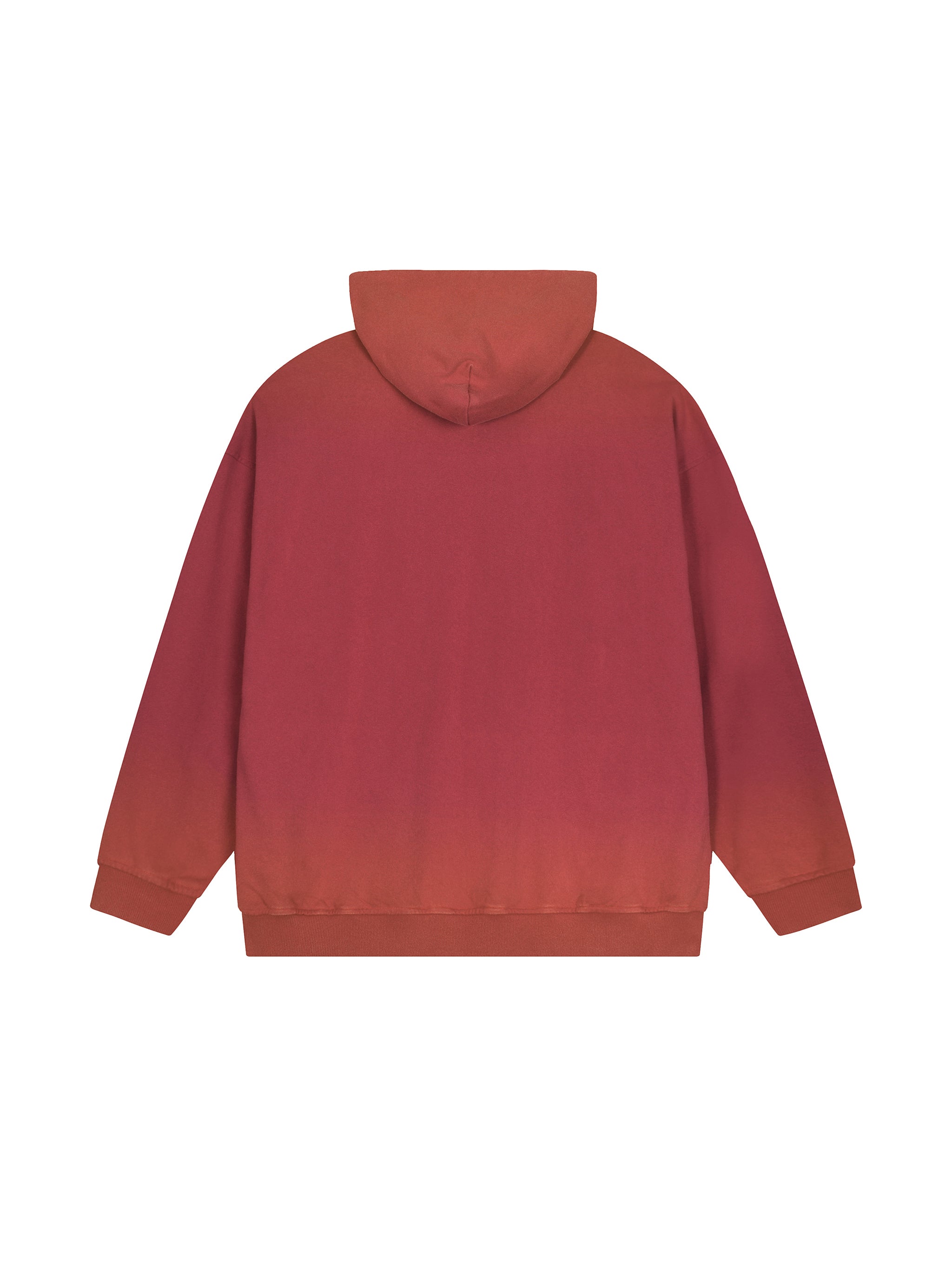 Vintage Washed Gradient Fleece Hoodie