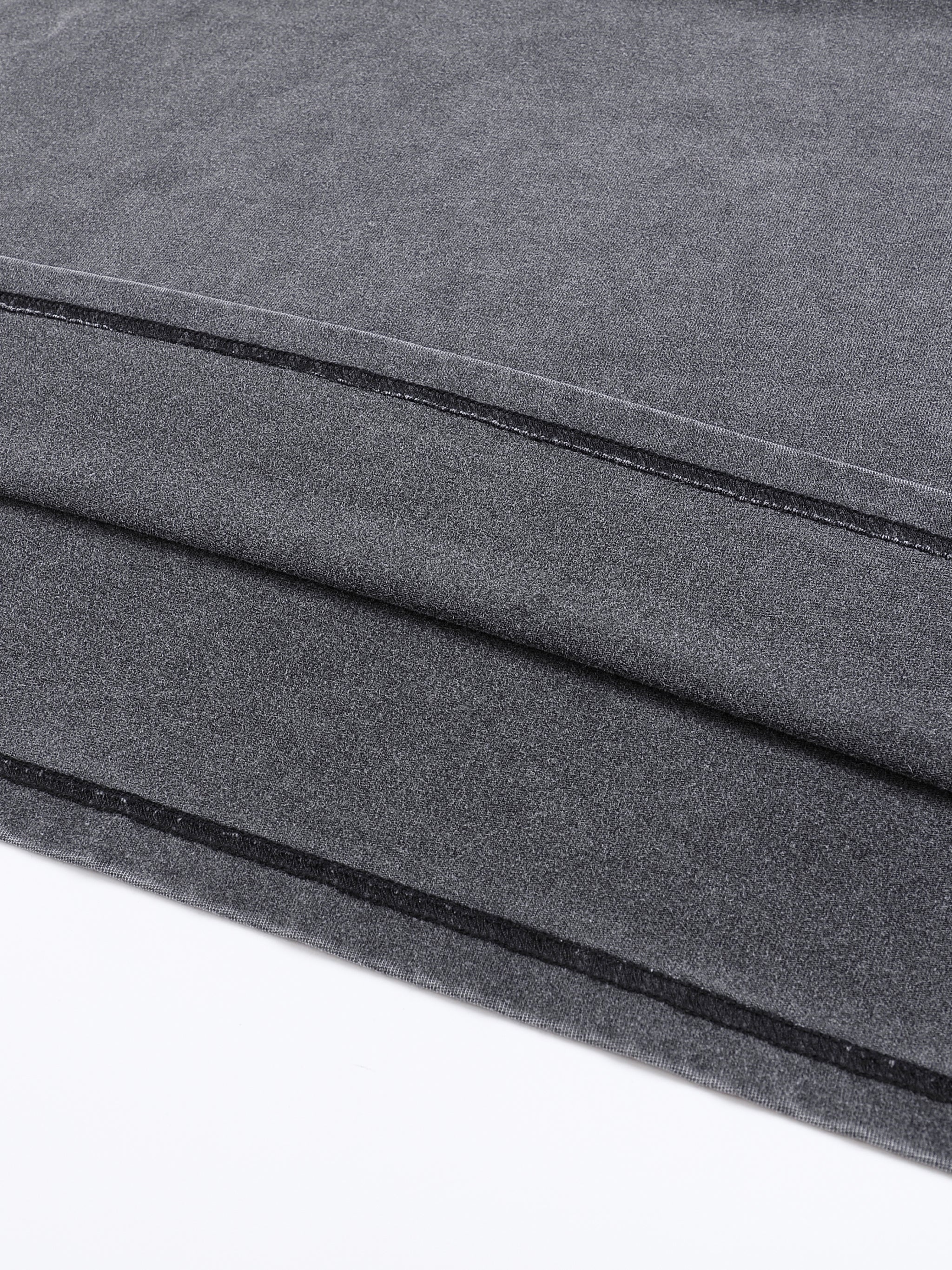 Vintage Washed Loose Fluffy T-Shirt