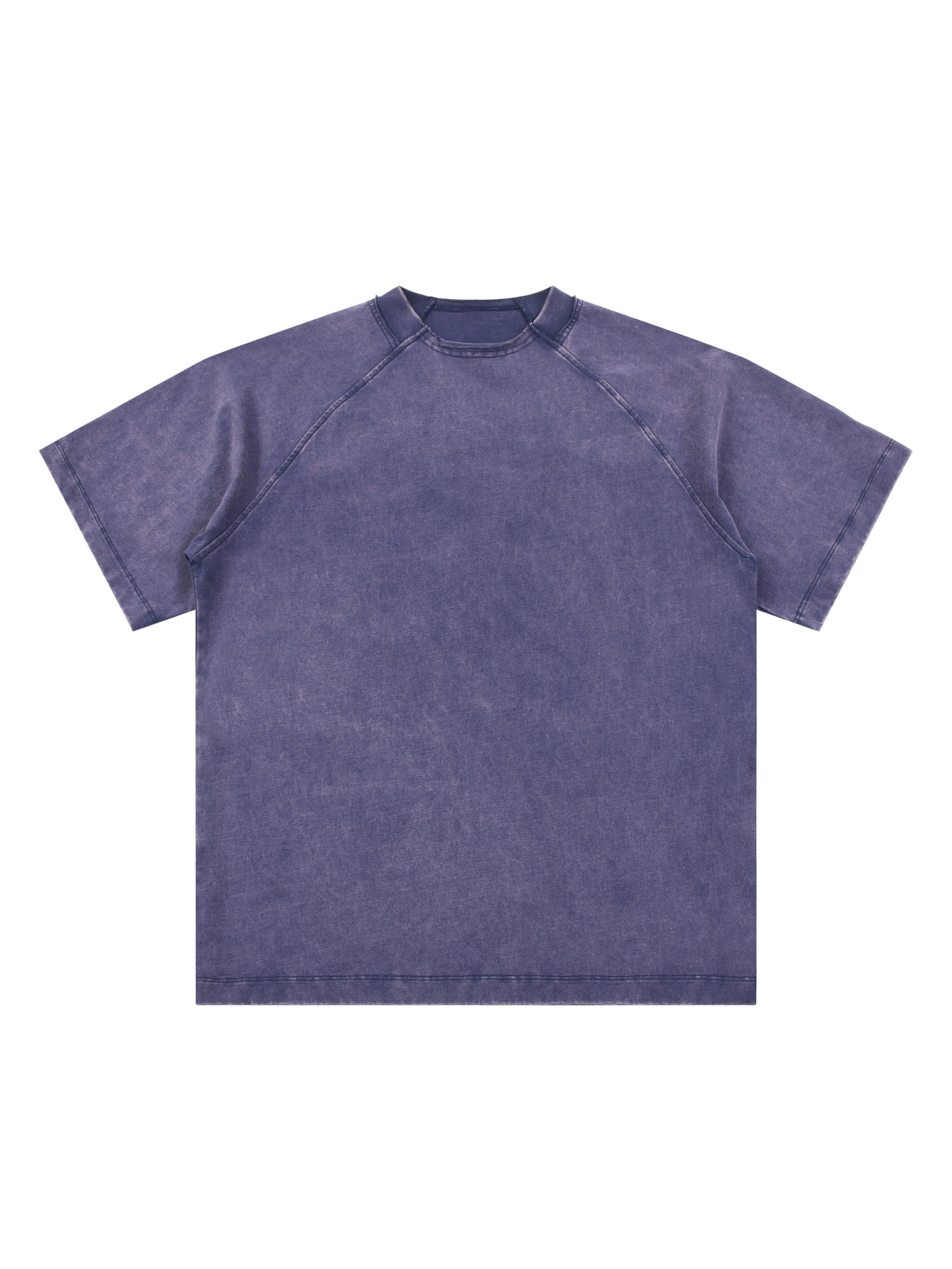Vintage Washed Raglan Cotton T-Shirt