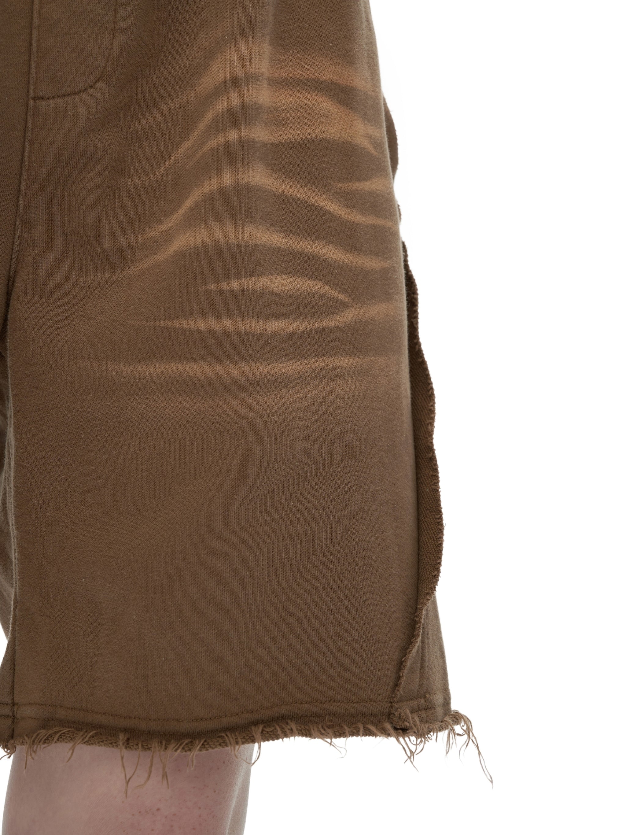 Vintage Washed Tiger Stripes Short Pants - Women