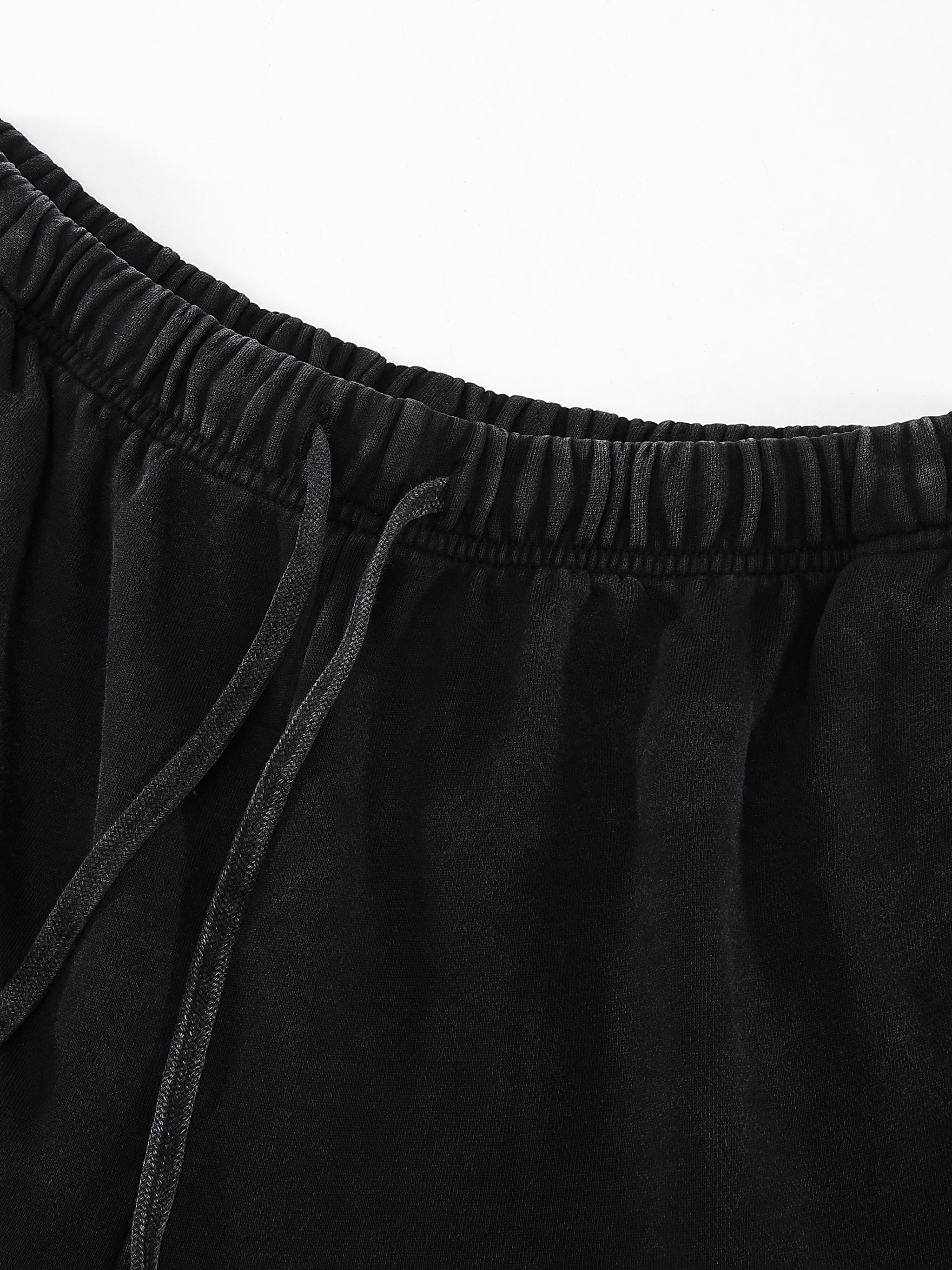 Vintage Washed Tiger Stripes Short Pants - Women