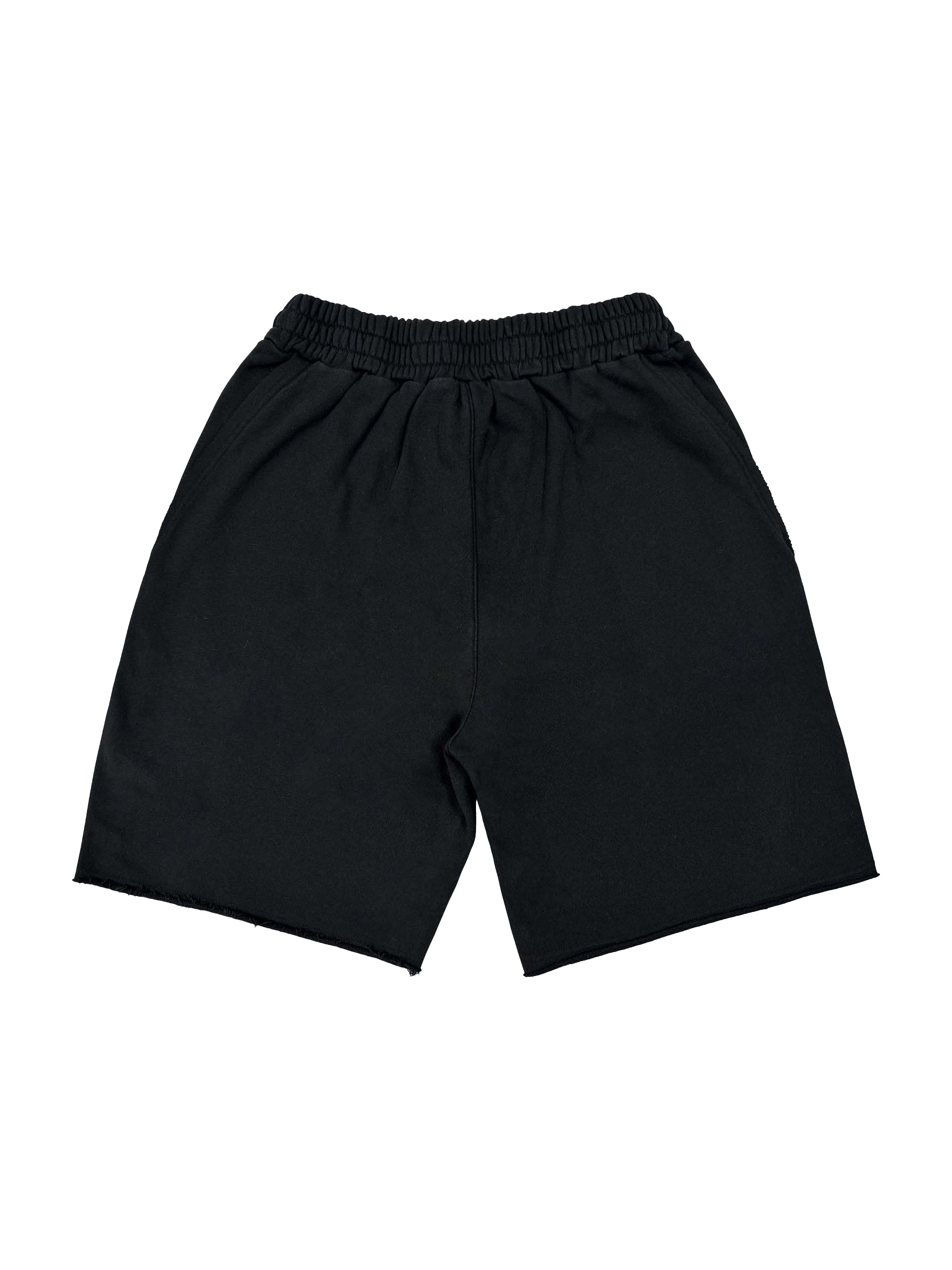 Vintage Washed Tiger Stripes Short Pants - Women