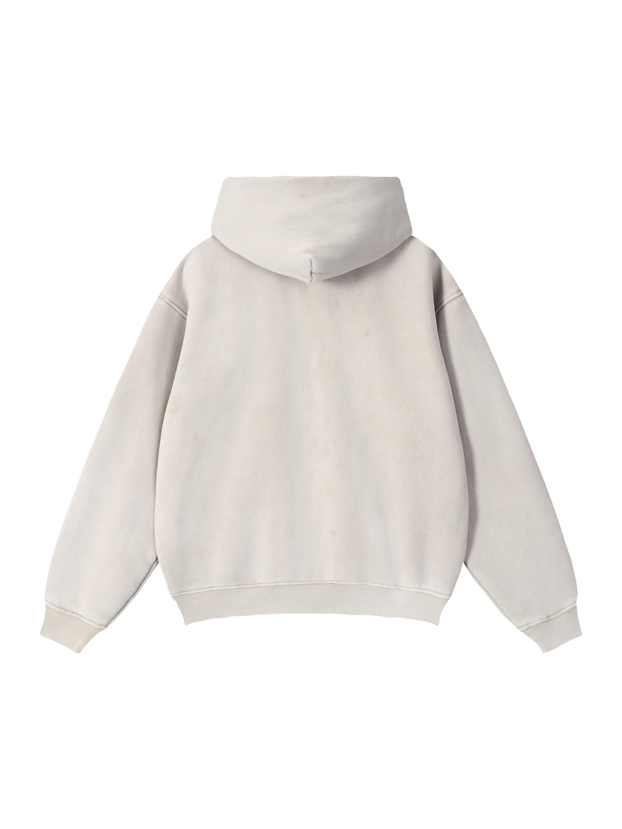 Zip-Through Boxy Fleece Hoodie