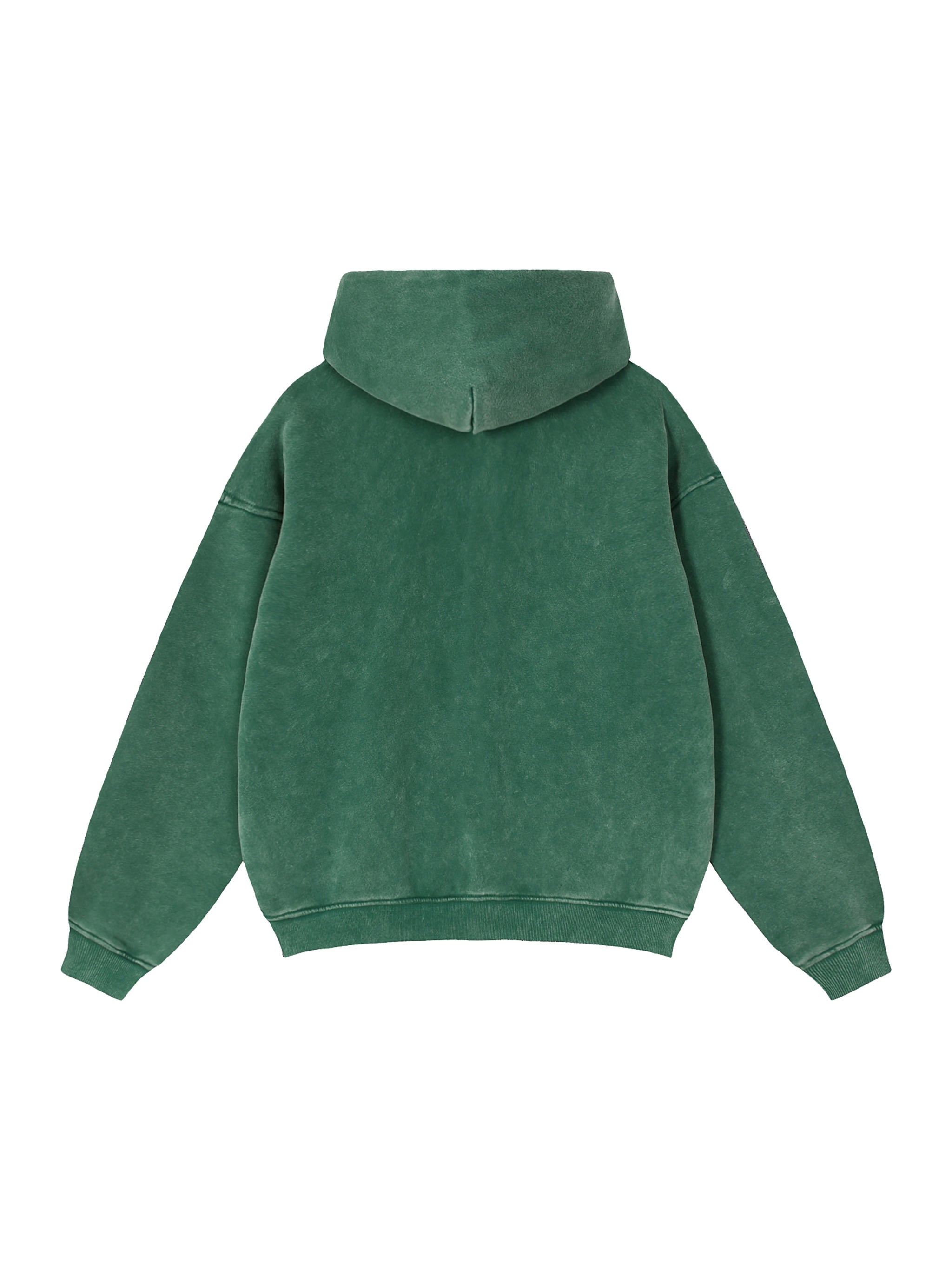 Zip-Through Boxy Fleece Hoodie