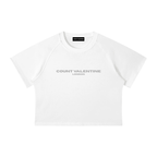Women's Mineral Wash Raglan Crop T-Shirt