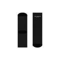 Minimal Black Crew Socks — Racing Club