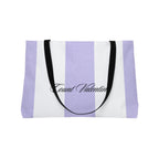 Striped Weekender Tote Bag