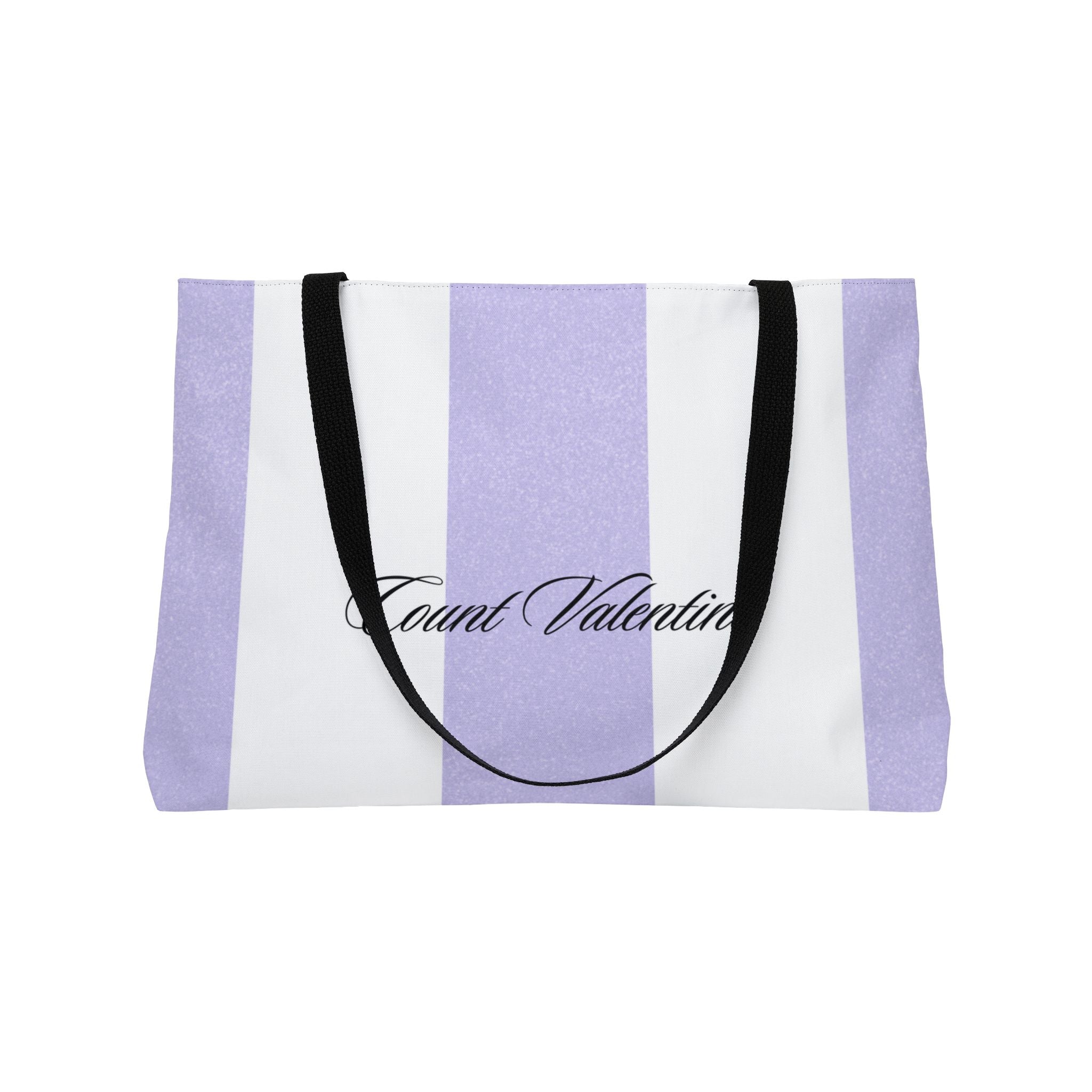 Striped Weekender Tote Bag