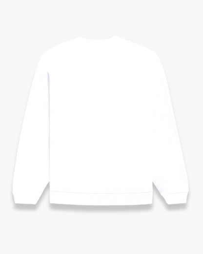 White Unisex Oversized Sweatshirt