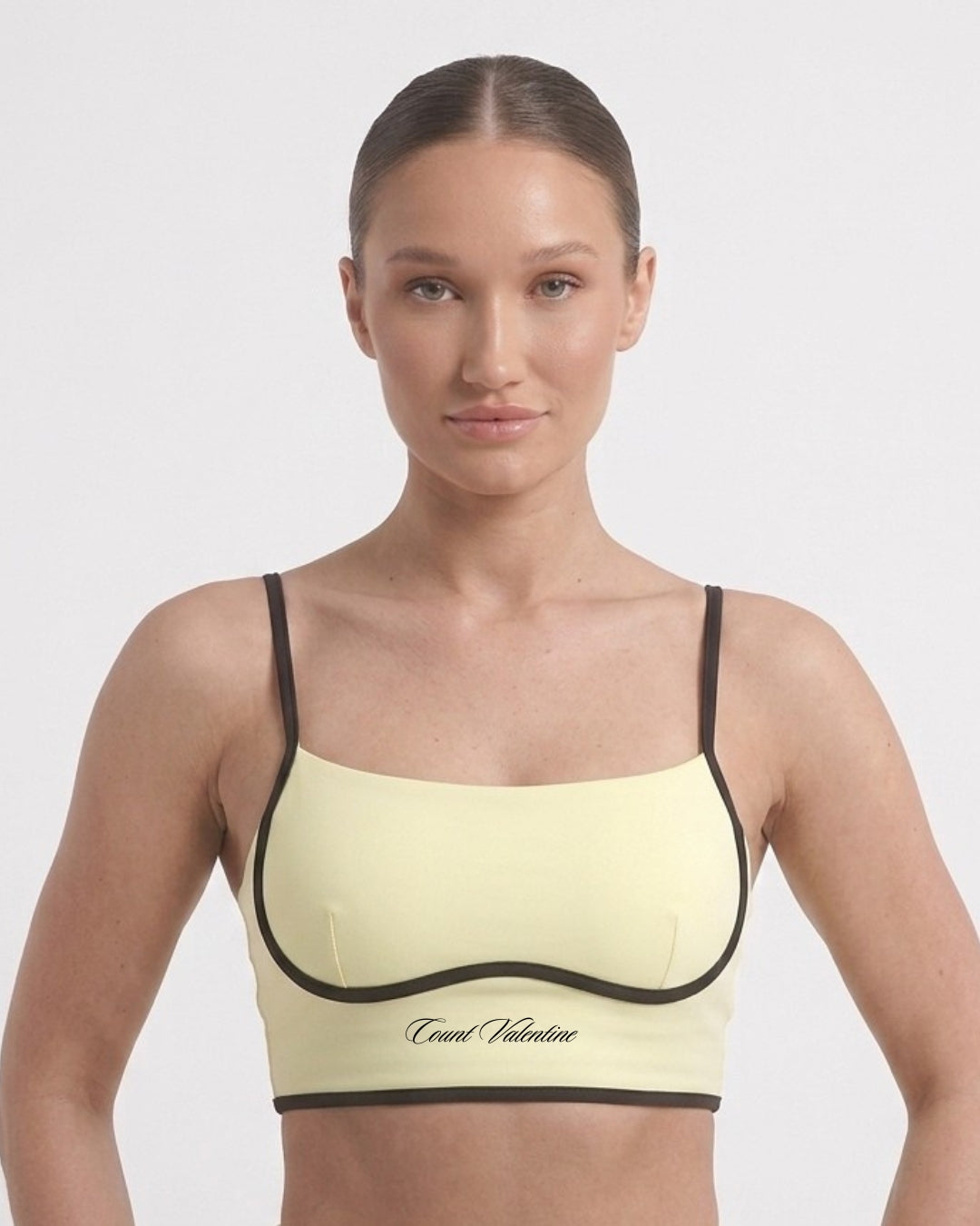 Mindful Balance Sports Bra - Light Yellow