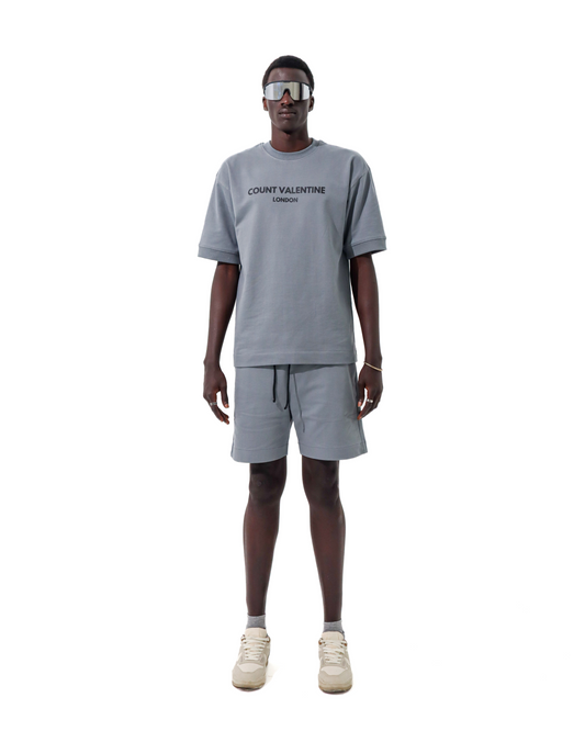 Grey Heavy Oversized Shorts (Men)