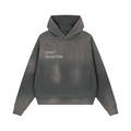 Unisex Sunfade Distressed Boxy Hoodie