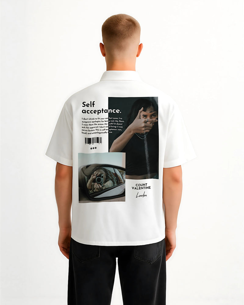 SELF ACCEPTANCE OVERSIZED SHIRT