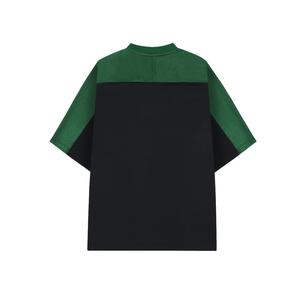 Oversized Mesh V-Neck Soccer Jersey
