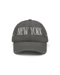 New York Distressed Cap