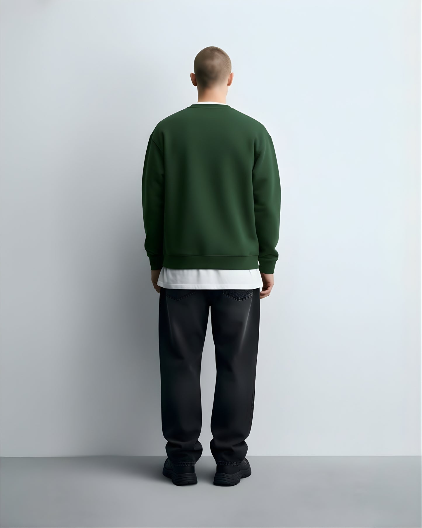 Bottle Green Unisex Oversized Sweatshirt