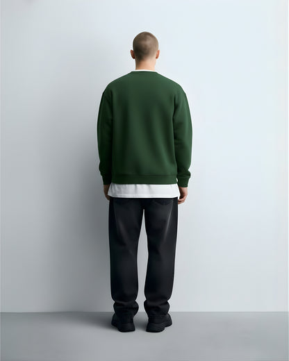 Bottle Green Unisex Oversized Sweatshirt