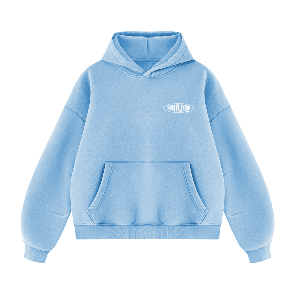 Unisex Vintage Wash Boxy Fleece Hoodie