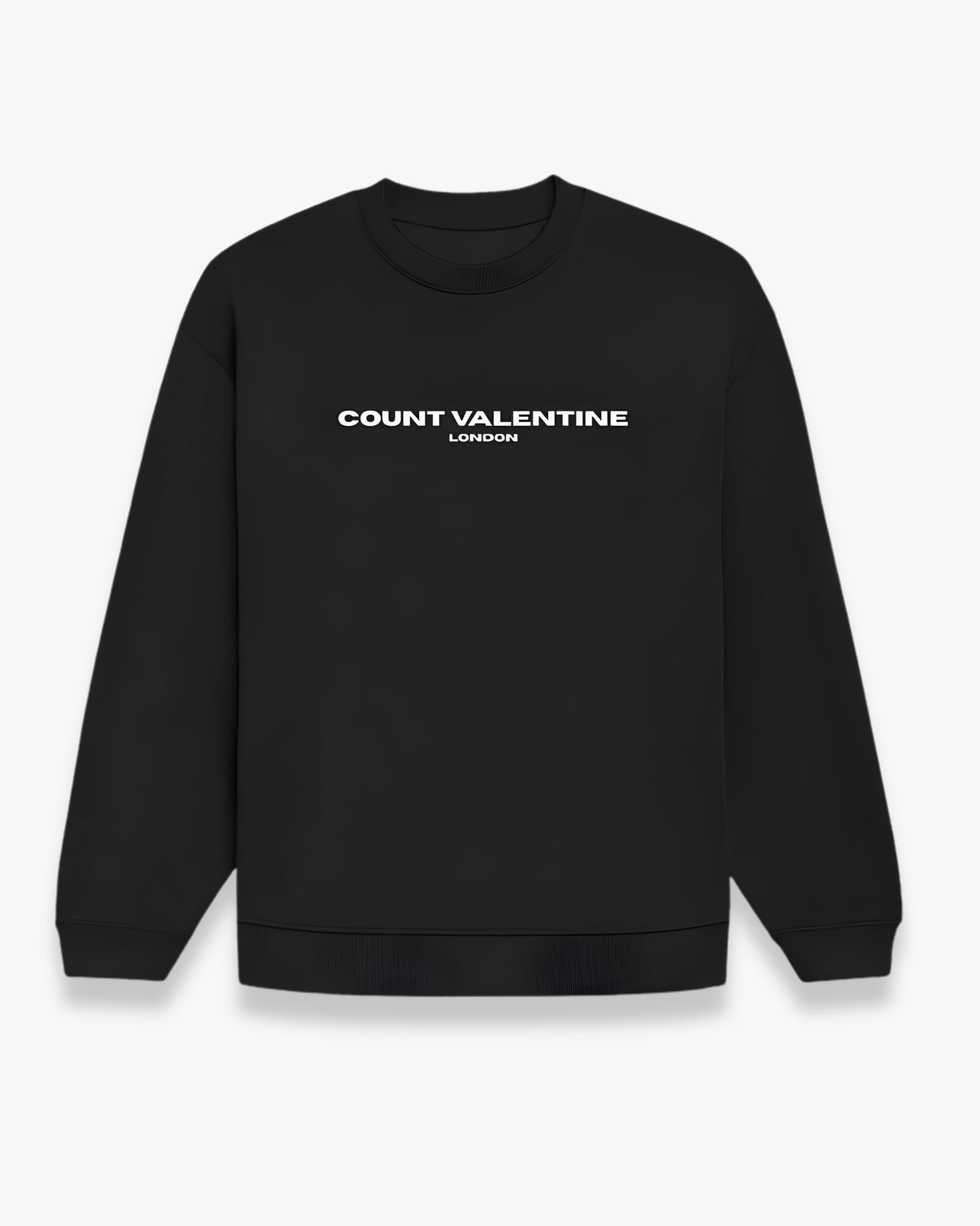 Black Unisex Oversized Sweatshirt