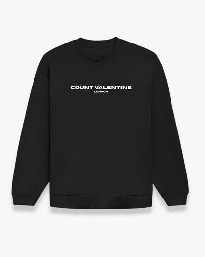 Black Unisex Oversized Sweatshirt