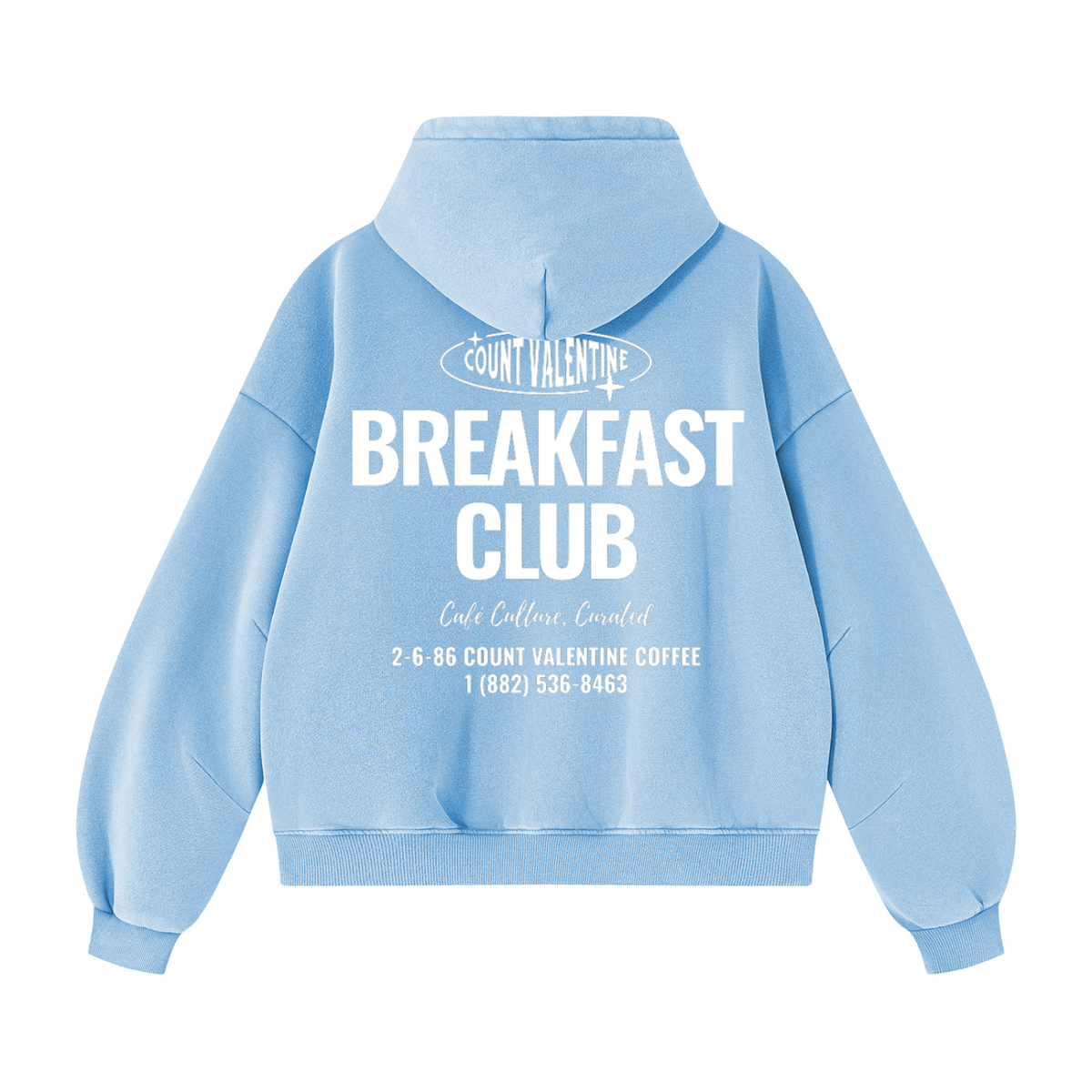 Unisex Vintage Wash Boxy Fleece Hoodie