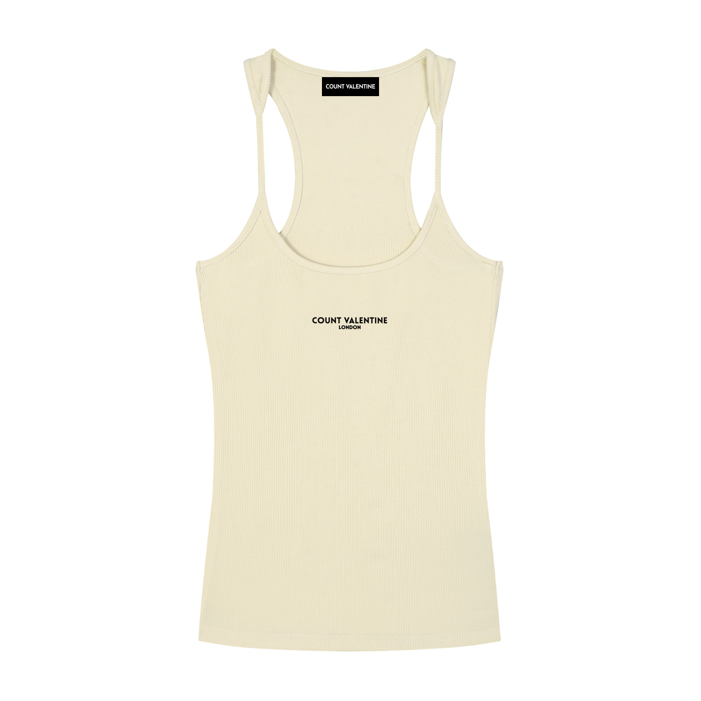 Slim Fit Ribbed Racerback Tank Top