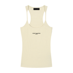 Slim Fit Ribbed Racerback Tank Top