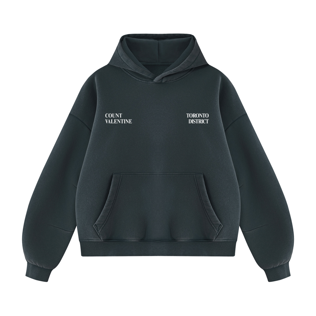 Unisex Vintage Wash Boxy Fleece Hoodie