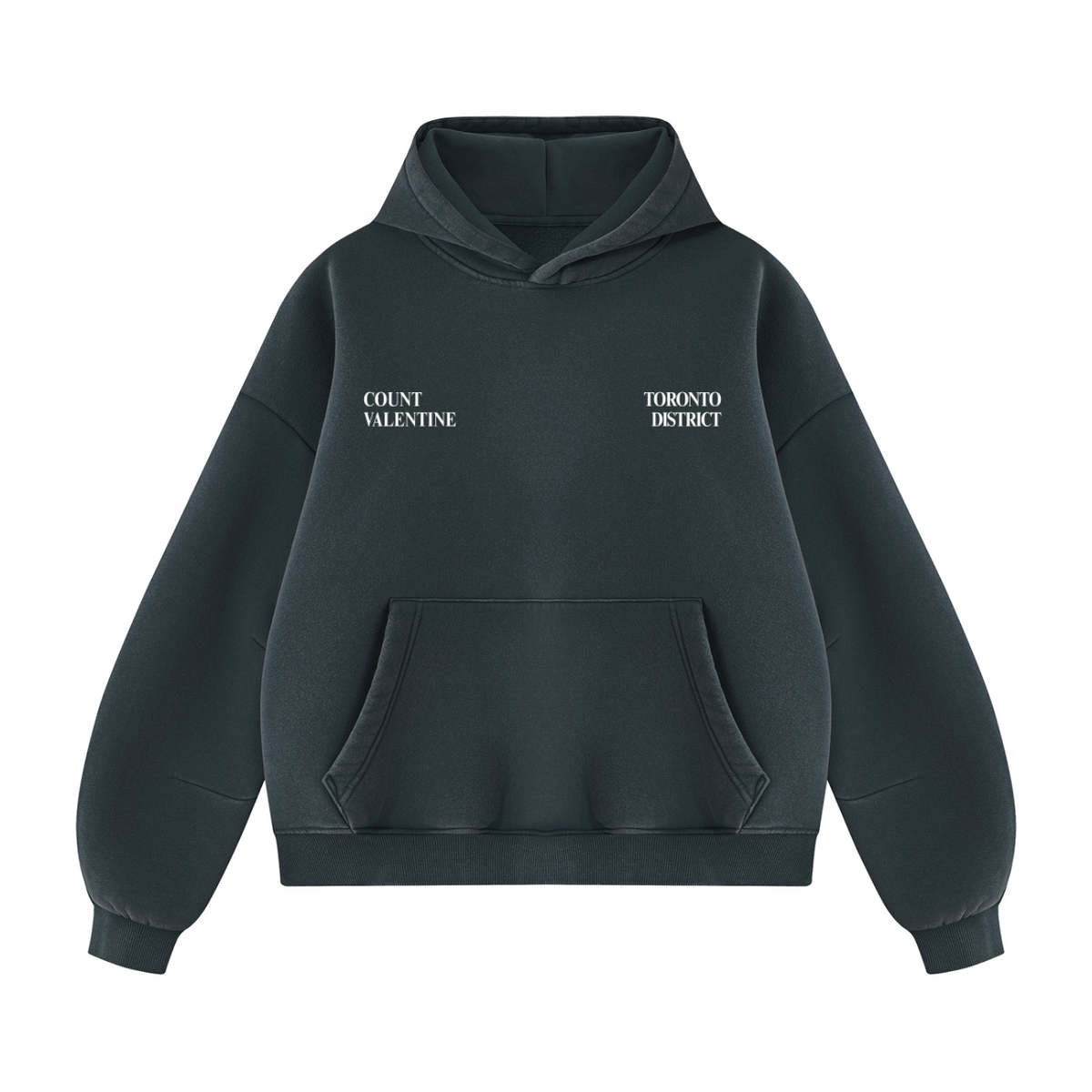 Unisex Vintage Wash Boxy Fleece Hoodie