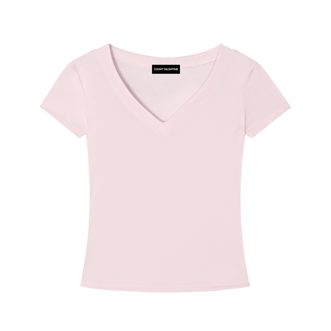 Tencel Slim Fit V-Neck T-Shirt
