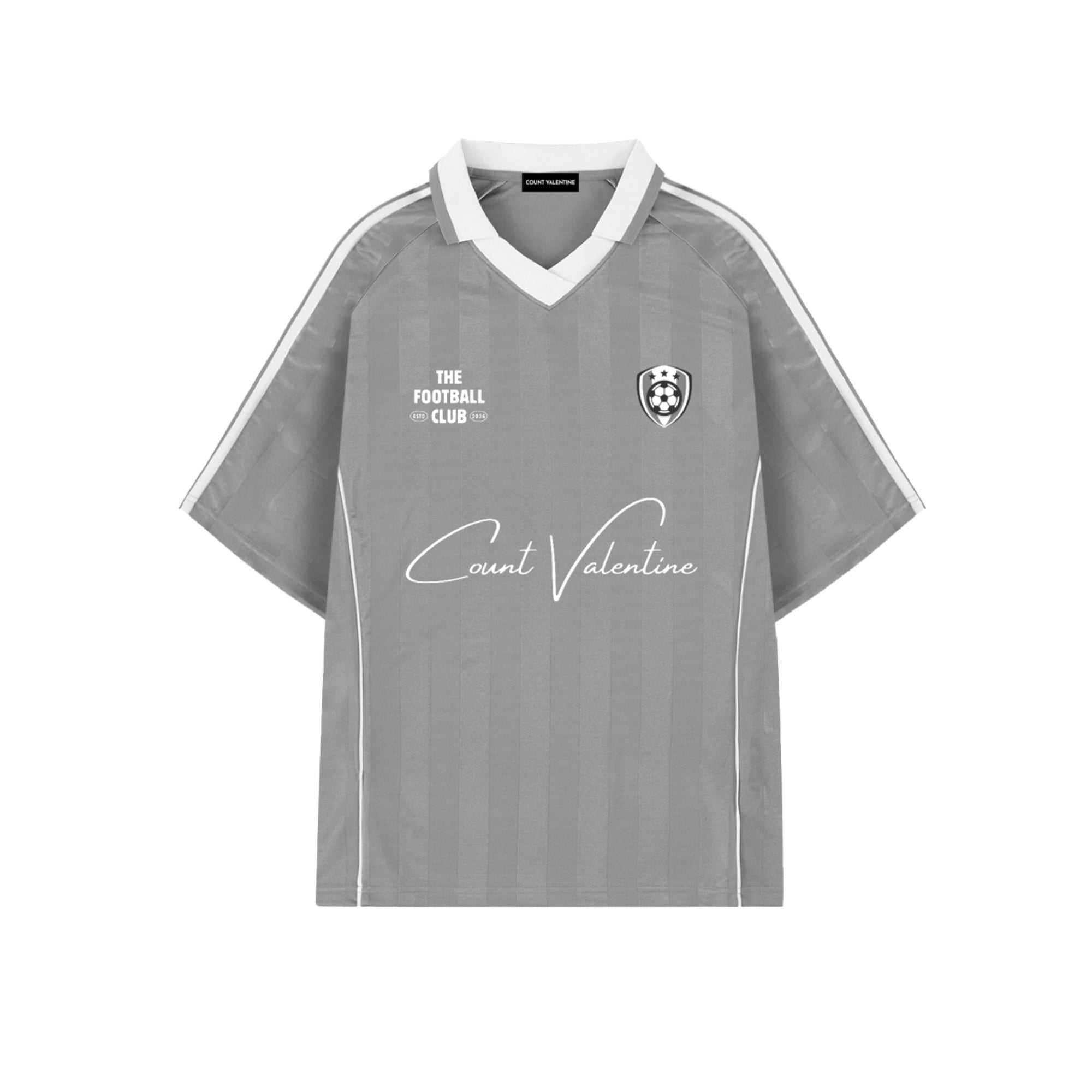 Shadow Stripe Collared Soccer Jersey