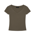 Tencel Slim Fit V-Neck T-Shirt