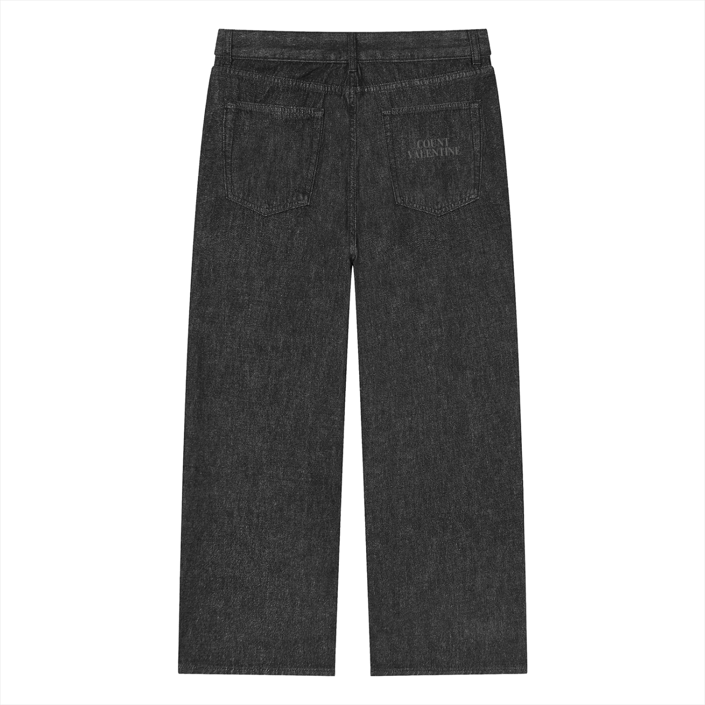 Unisex Vintage Wash Straight Leg Jeans
