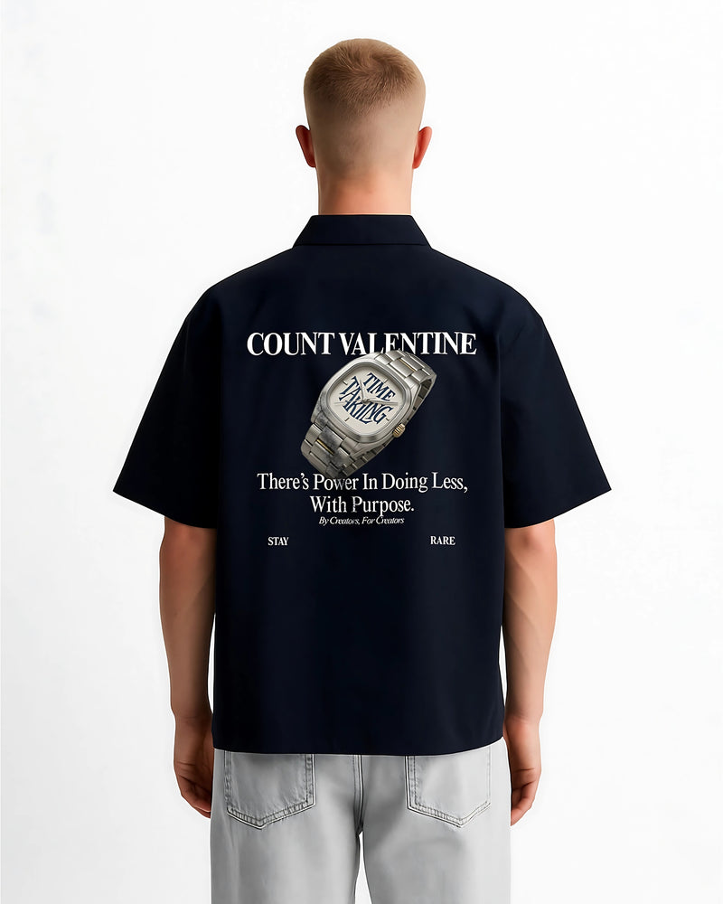 TIME TAKING OVERSIZED SHIRT