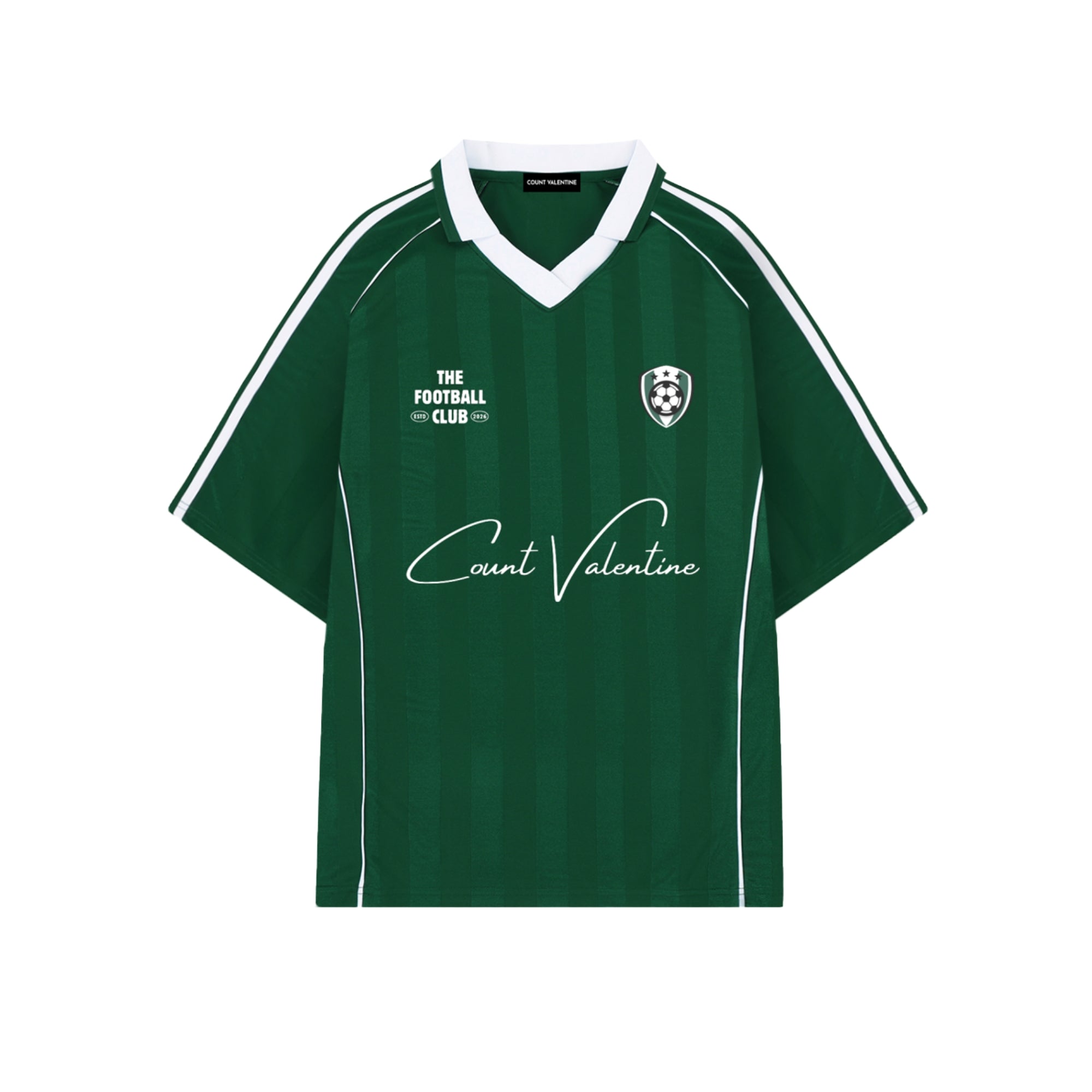 Shadow Stripe Collared Soccer Jersey
