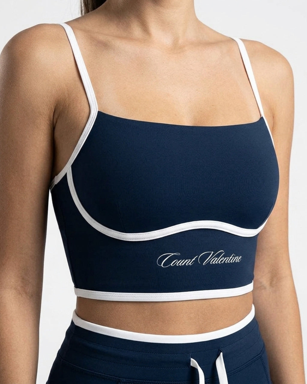 Mindful Balance Sports Bra - Navy Blue