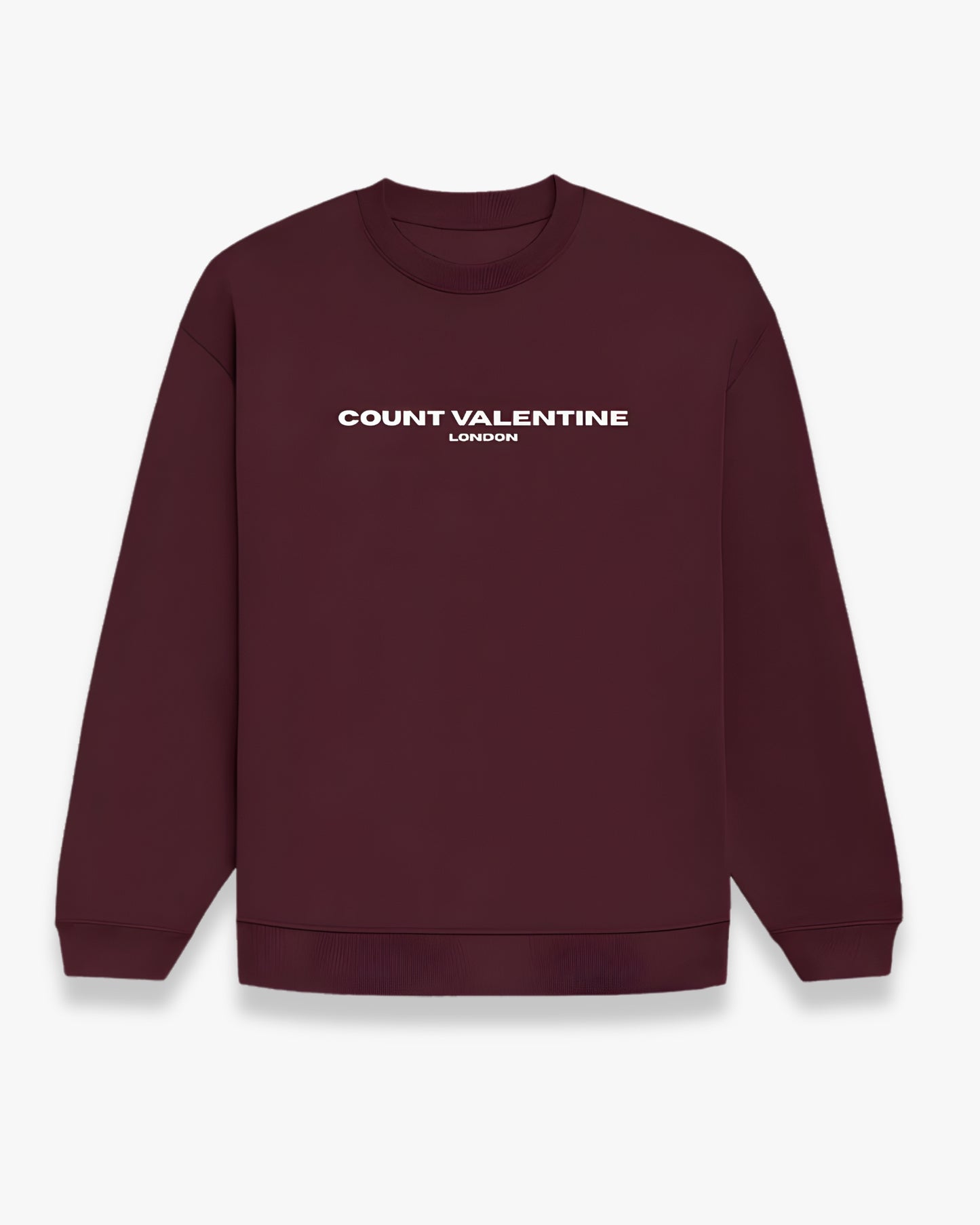 Maroon Unisex Oversized Sweatshirt