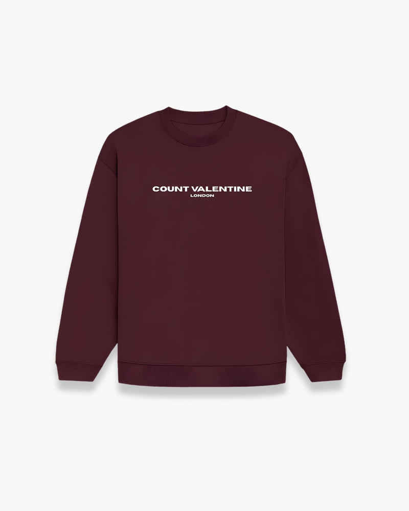 MAROON OVERSIZED SWEATSHIRT