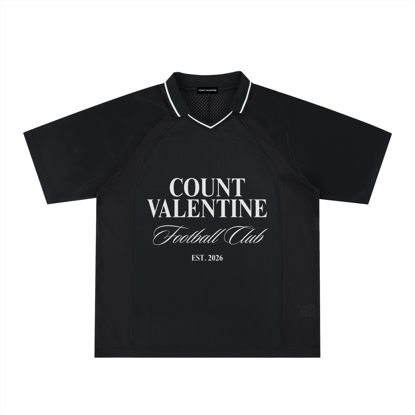 Striped V-Neck Soccer Jersey