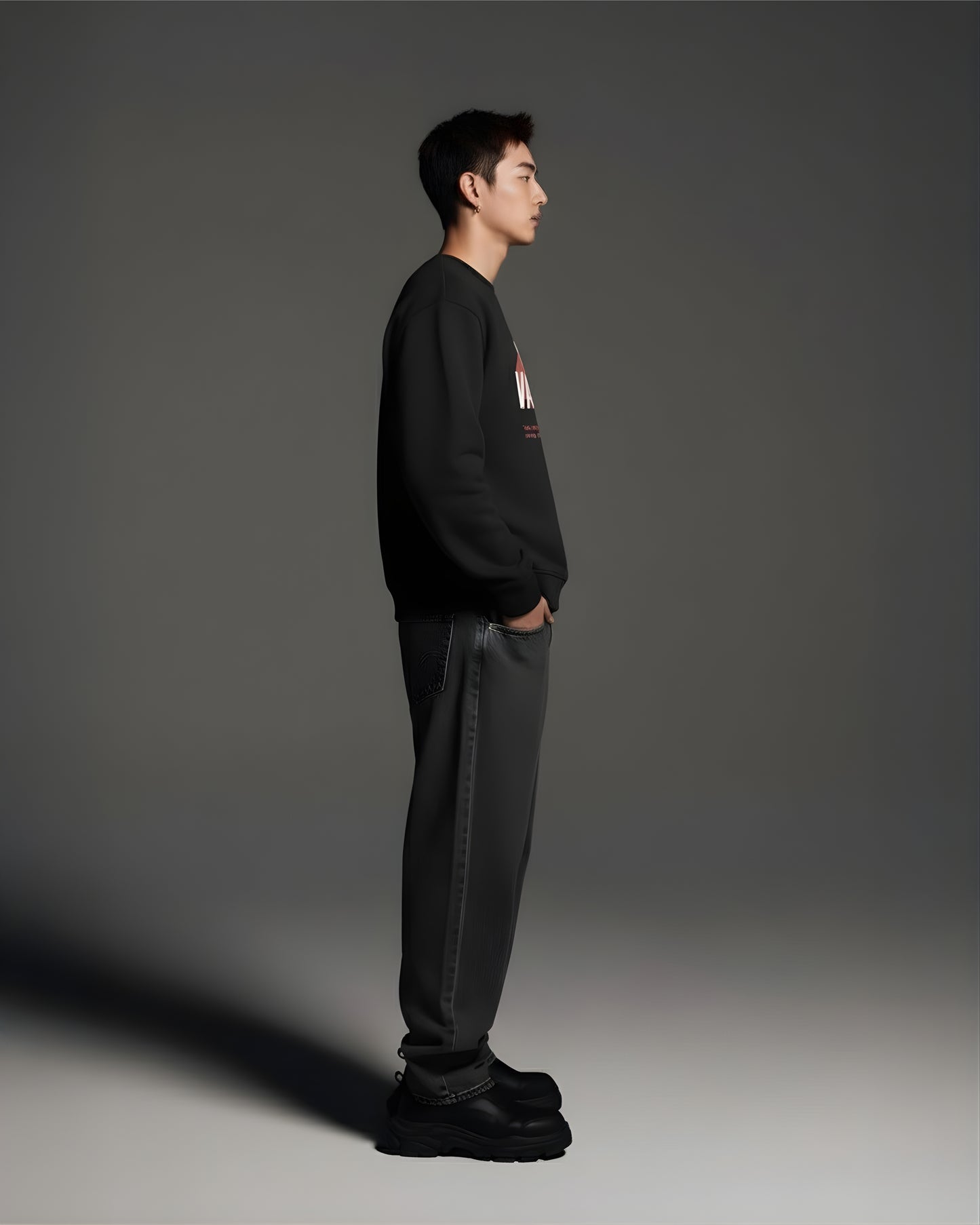 Black Production Unisex Oversized Sweatshirt