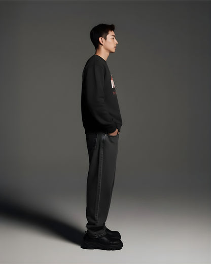 Black Production Unisex Oversized Sweatshirt