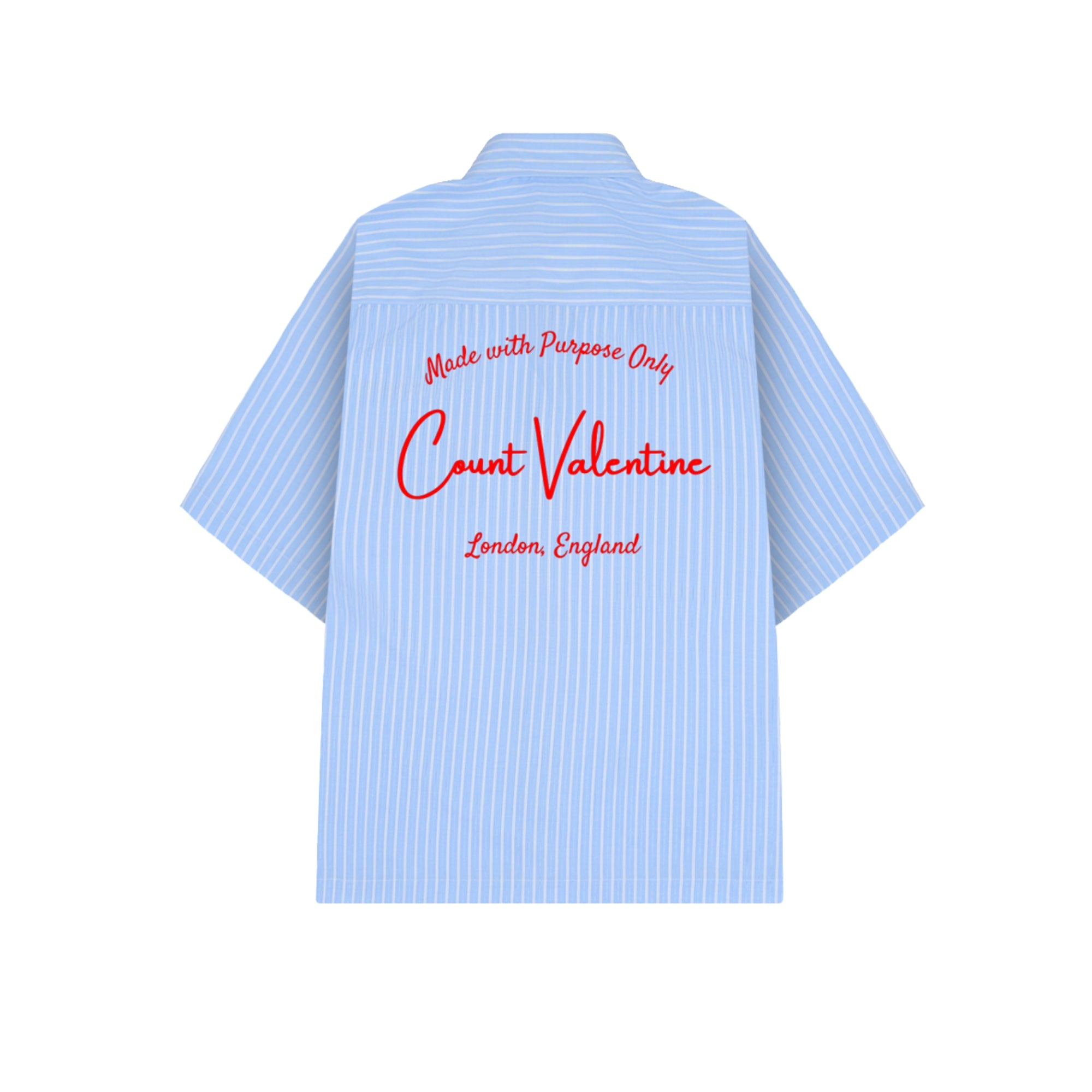 Striped Boxy Short Sleeve Shirt
