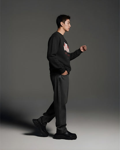 Black Production Unisex Oversized Sweatshirt