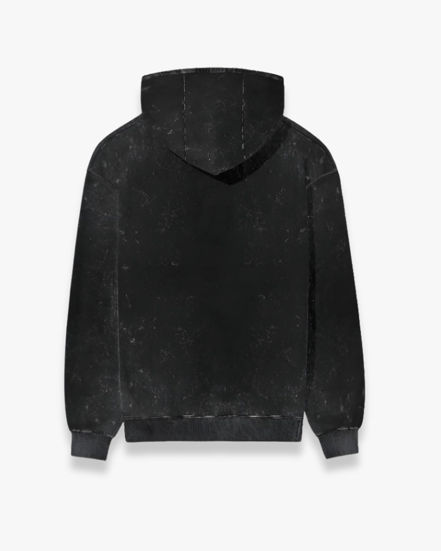 Charcoal Black Unisex Acid Washed Hoodie