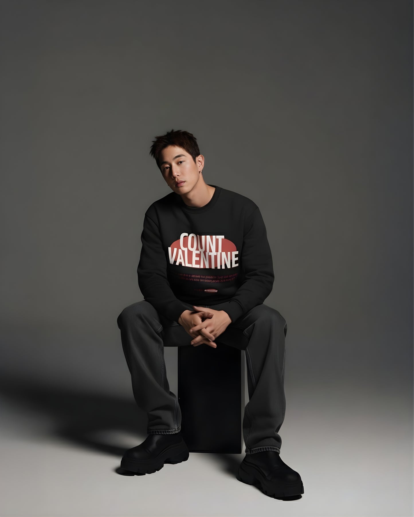 Black Production Unisex Oversized Sweatshirt