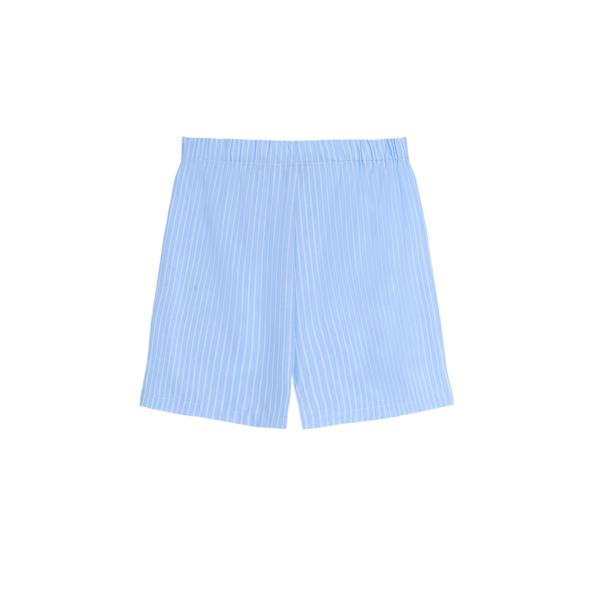 Striped Elastic Waist Shorts