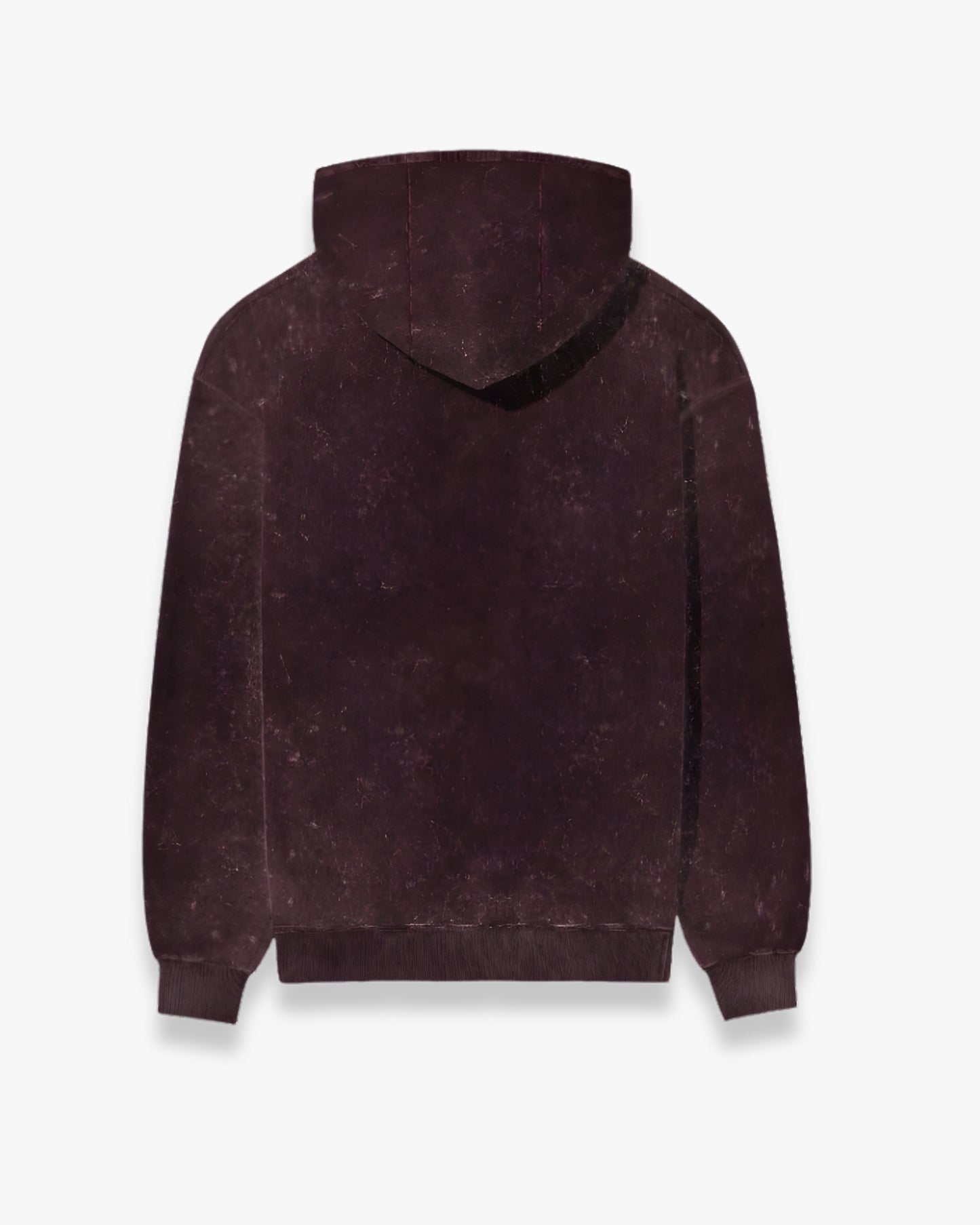 Maroon Unisex Acid Washed Hoodie