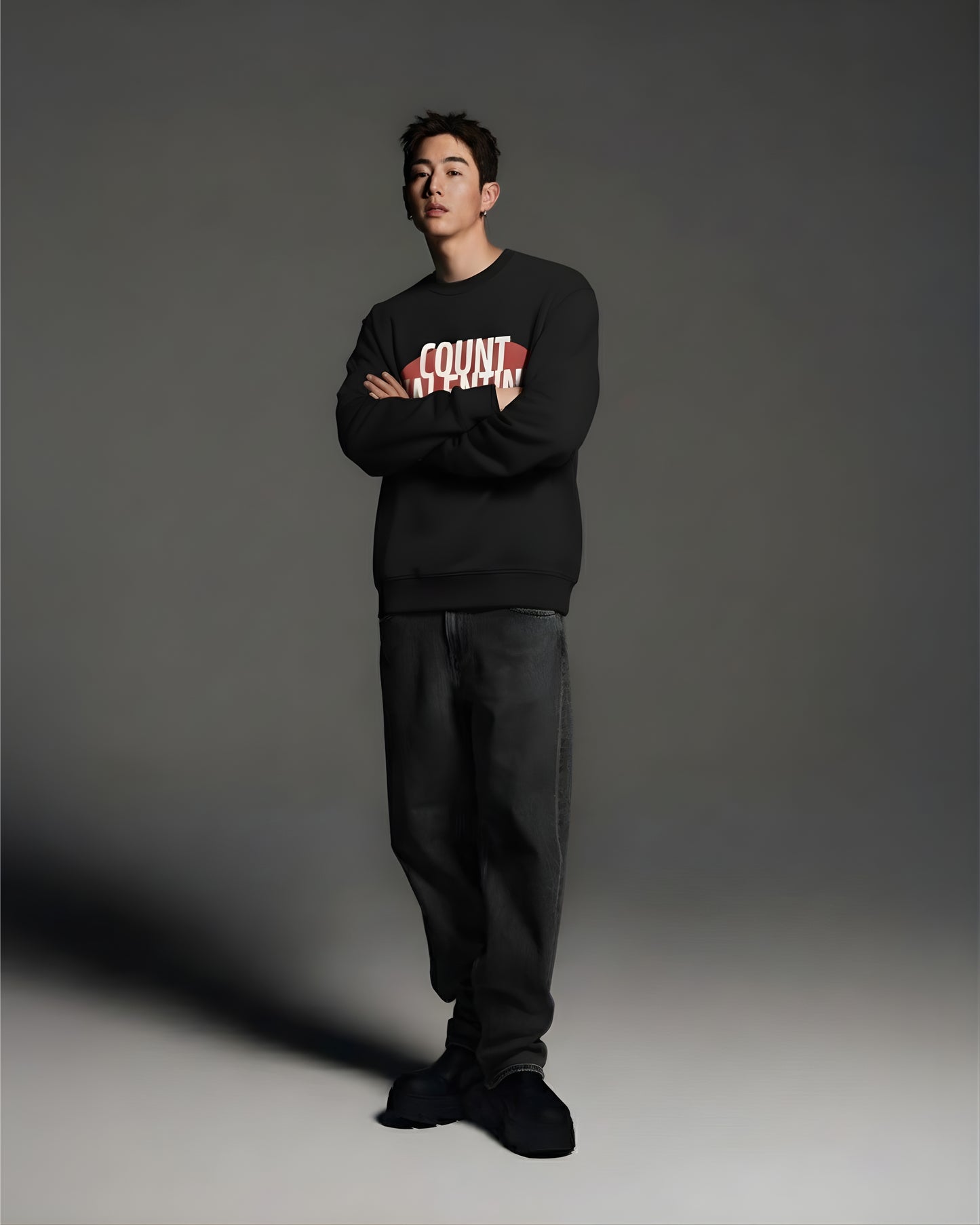 Black Production Unisex Oversized Sweatshirt